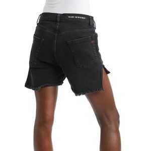 NWT OAK & ACORN S3 Slouchy Designer Black Denim Jean Shorts Size 29 oakacorn